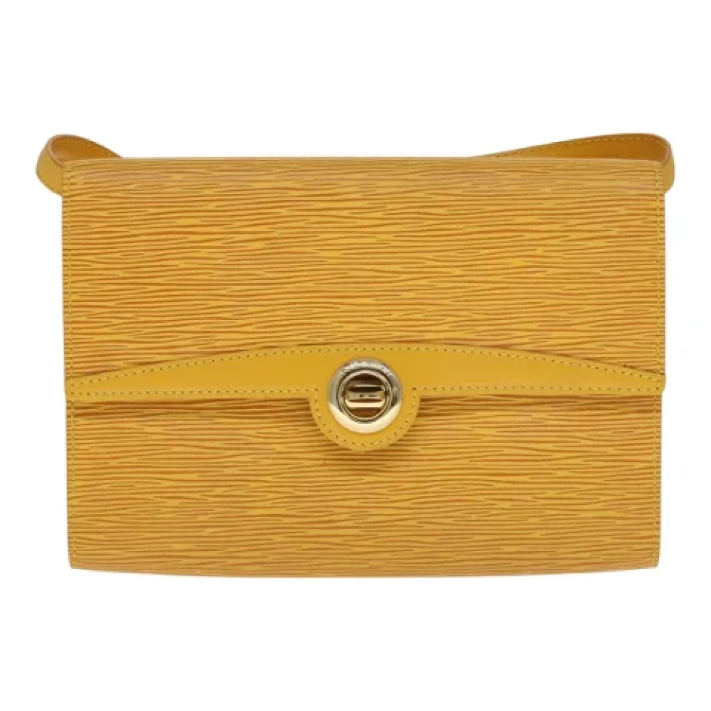 Louis Vuitton Vintage Pre-owned Leather louis-vuitton-bags Yellow Dames