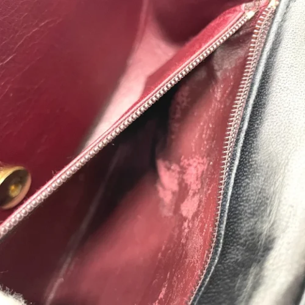 Chanel Vintage Pre-owned Leather chanel-bags Black Dames