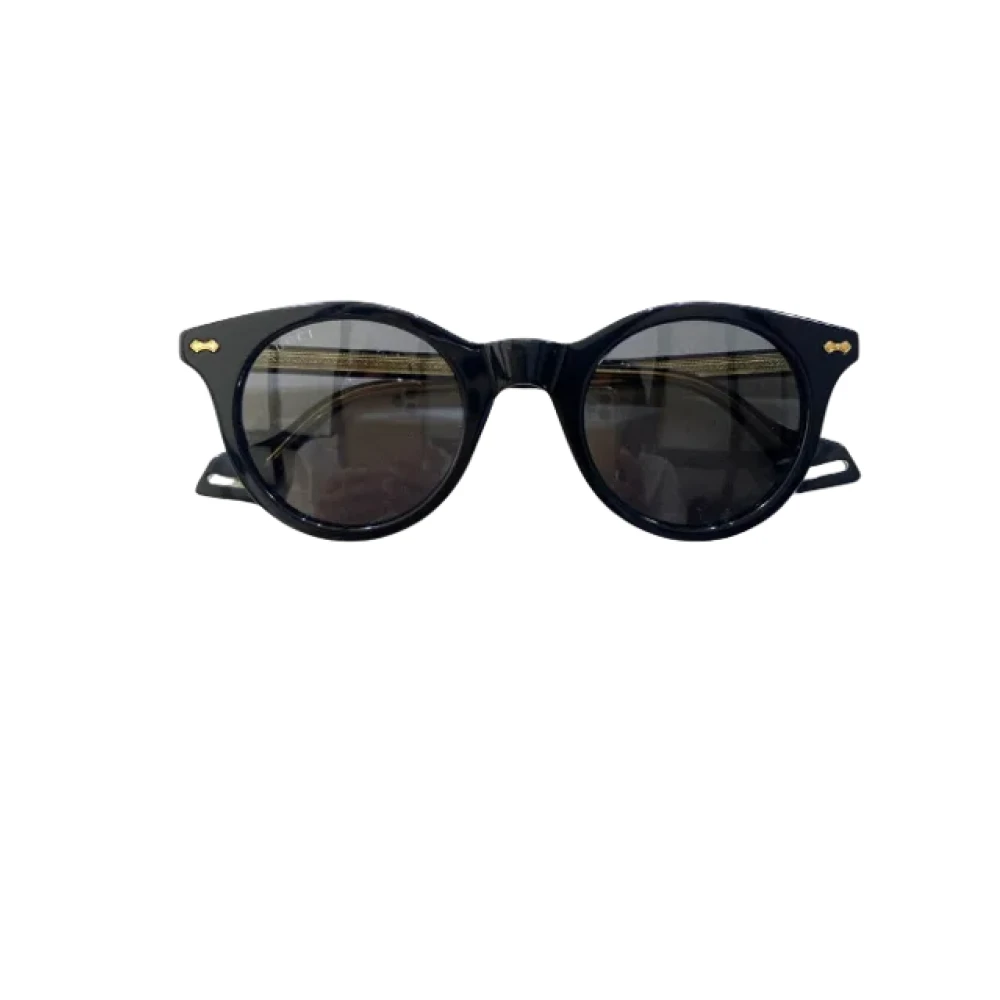 Gucci Vintage Pre-owned Plastic sunglasses Black Dames