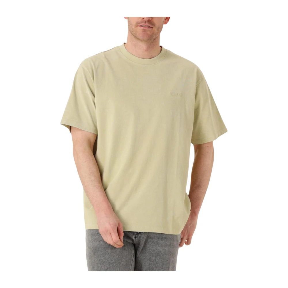 Woodbird Zand Longsleeve Tee voor Heren Beige Heren