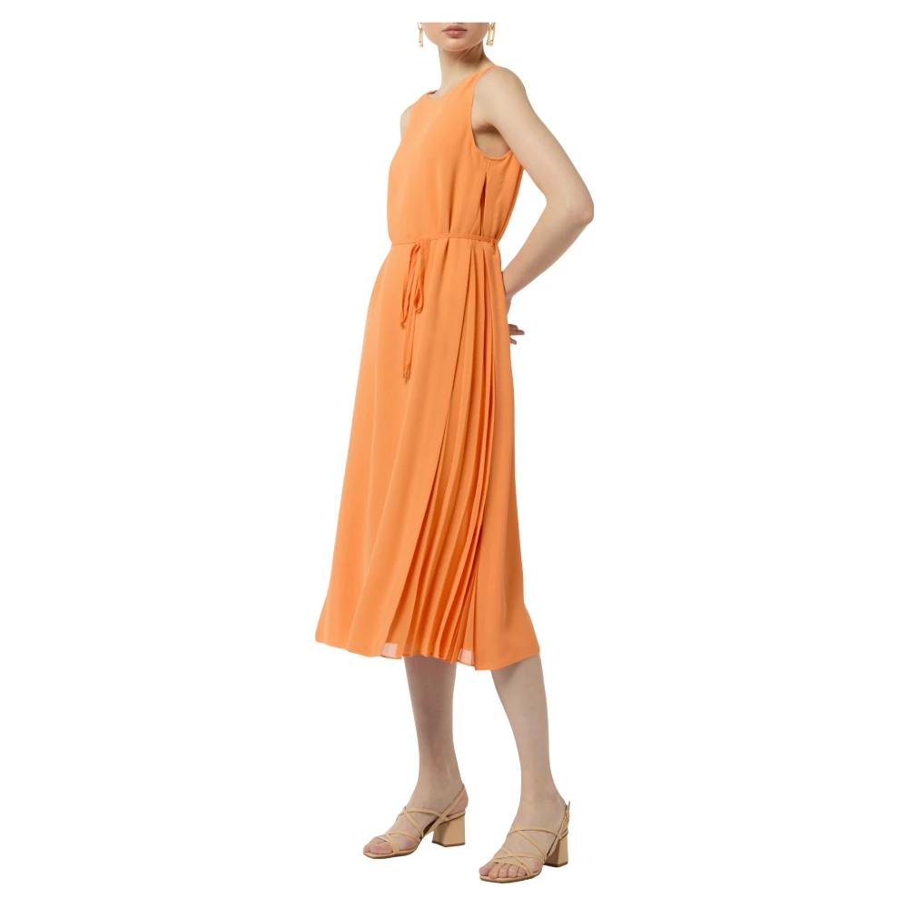 comma Midi Dresses Orange Dames