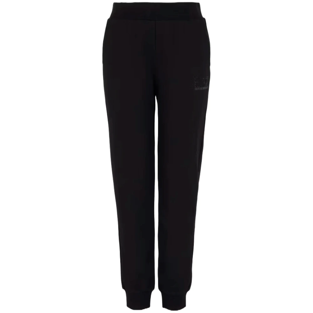 Emporio Armani Ea7 Svart Stickad Klänning Regular Fit