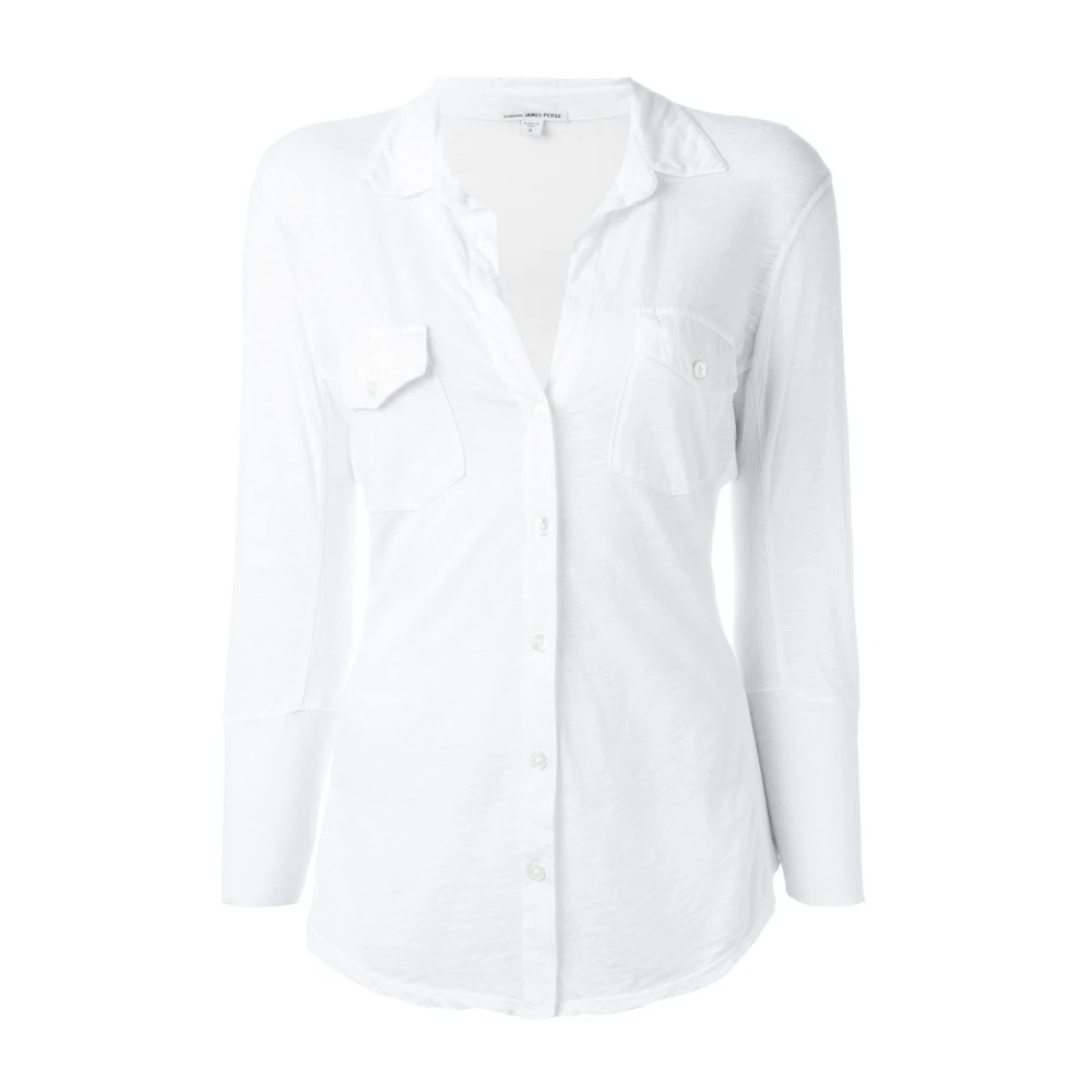 James Perse Witte Overhemden Collectie White Dames