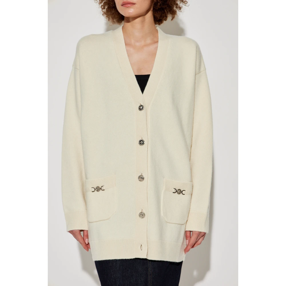Versace Lange Vest Beige Dames
