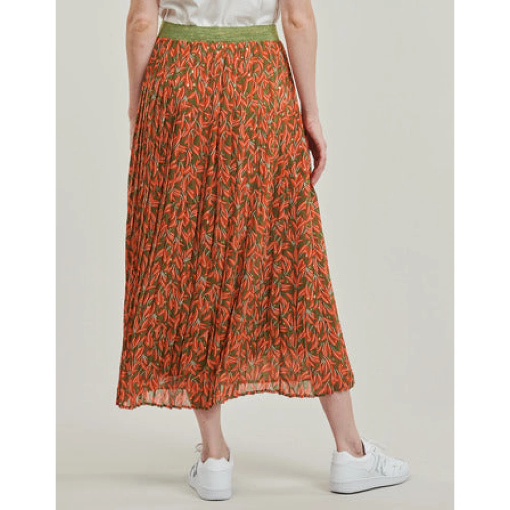 Only Arancio Korte Rok Onlmiley Model Multicolor Dames