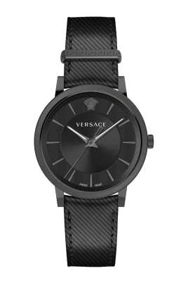 Herr Läder Analog Klocka V CIRCLE