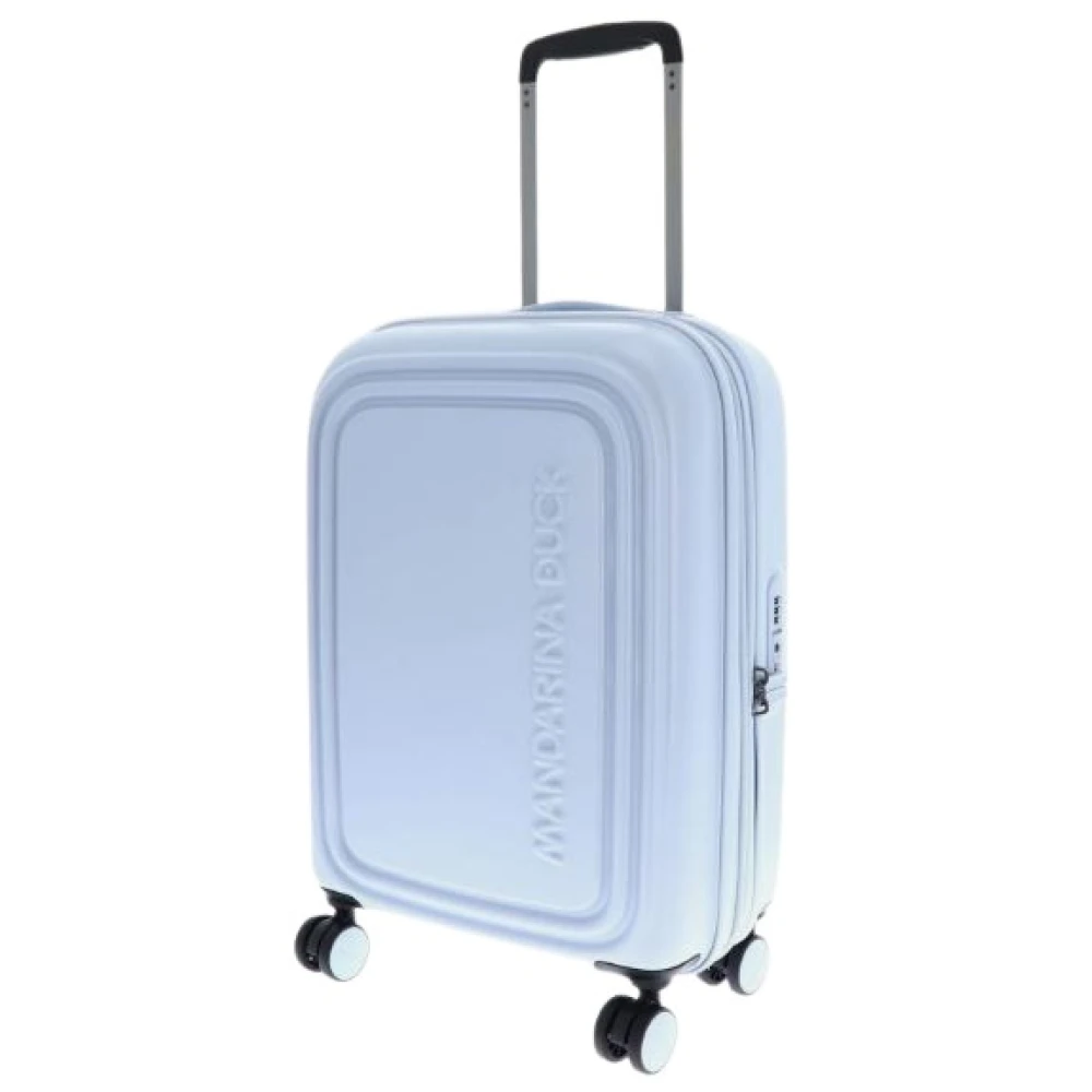 Mandarina Duck Unisex Blu Suitcases, Taglia Unica, New,