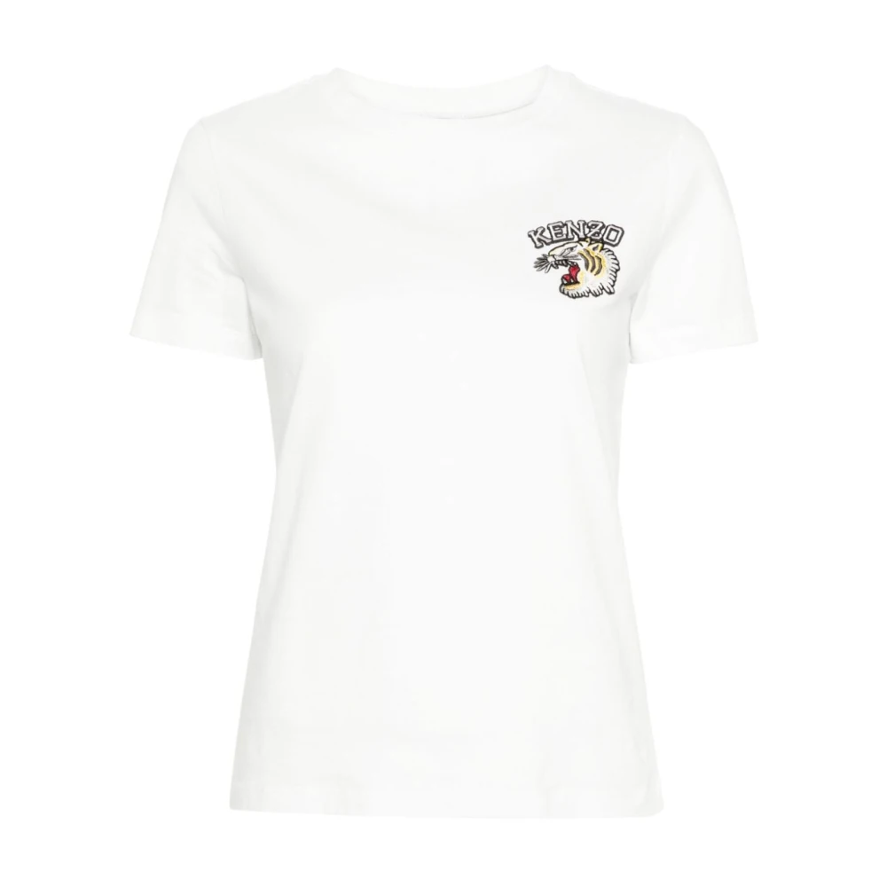 Kenzo Tiger Head T-shirt Vit White, Dam