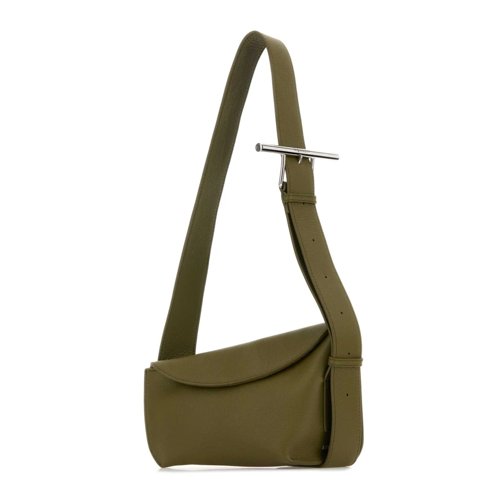 alexander mcqueen Groene leren Crossbody tas Green Heren