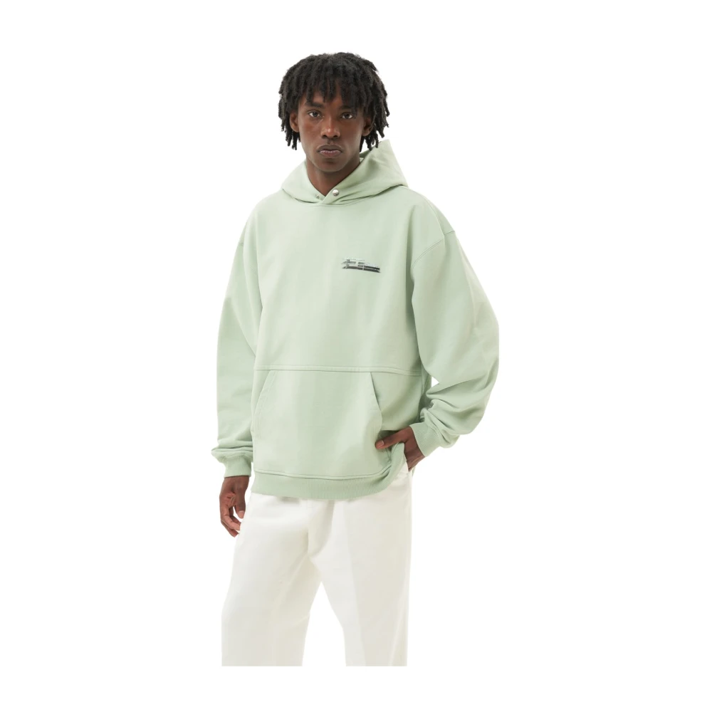 Filling Pieces Hoodie Balance Frosty Green Heren