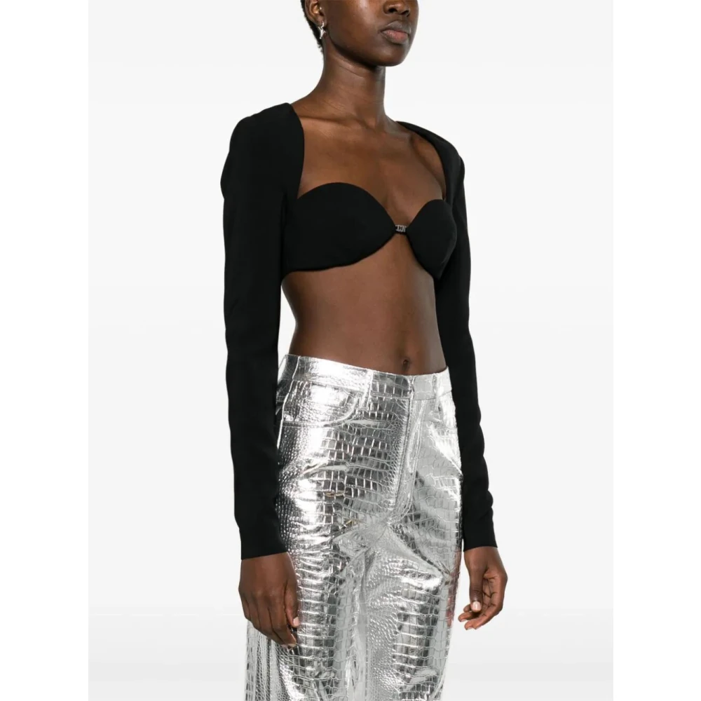 Dsquared2 Stijlvolle TOP voor mode-liefhebbers Black Dames