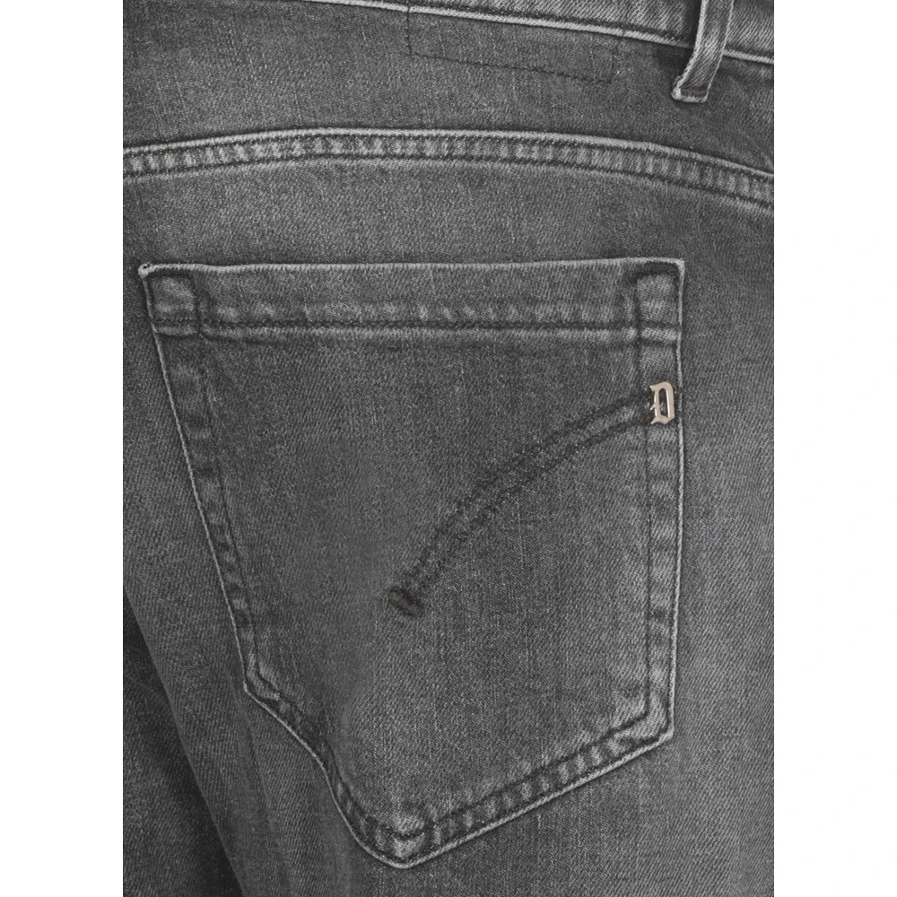 Dondup Zwarte Skinny Katoenen Heren Jeans Black Heren