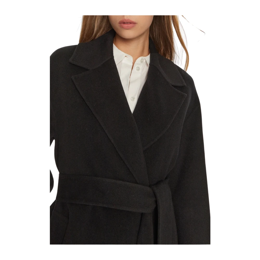 Marella Elegante Zwarte Jas Marna Black Dames
