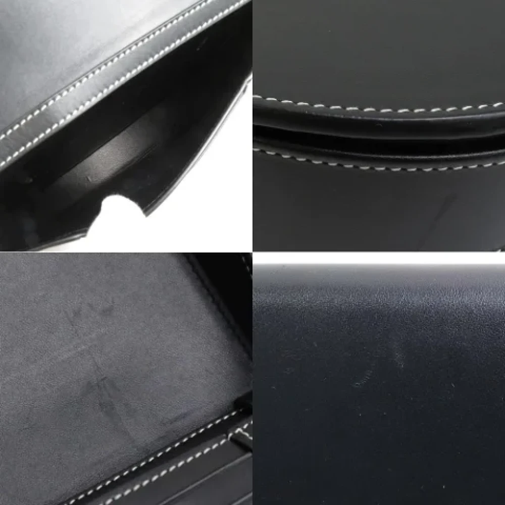 Loewe Pre-owned Leather shoulder-bags Black Dames