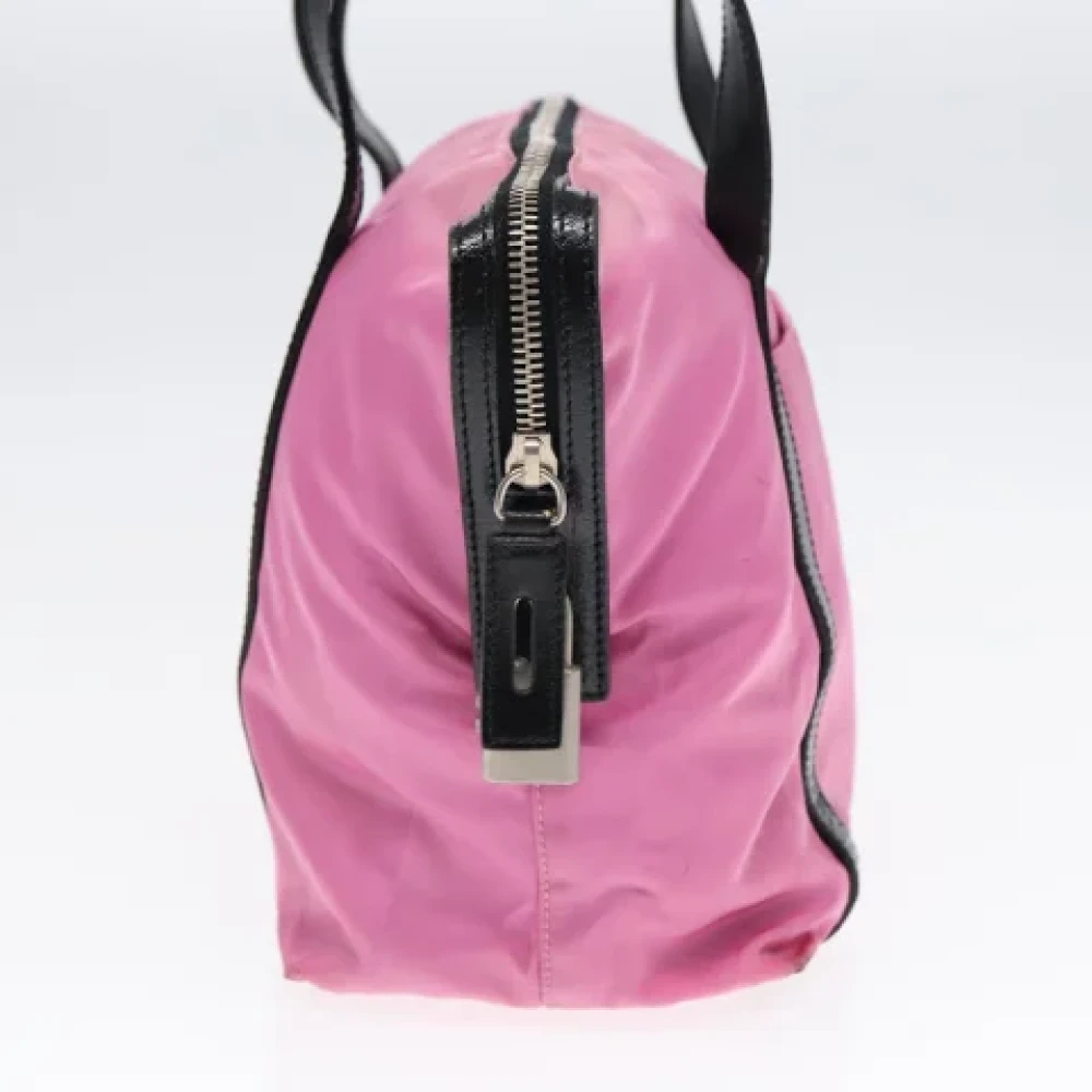 Prada Vintage Pre-owned Nylon prada-bags Pink Dames