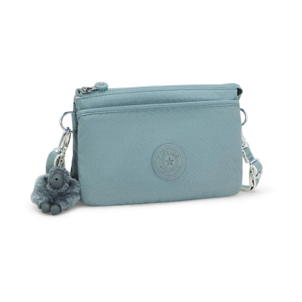 Kipling Lichtgewicht veelzijdige crossbody tas met vakken Blue Dames