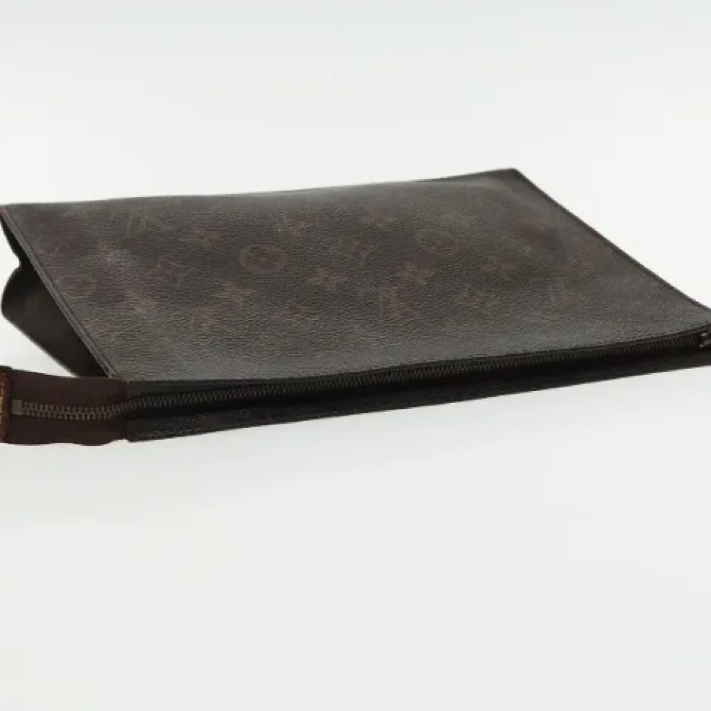 Louis Vuitton Vintage Pre-owned Canvas pouches Brown Dames