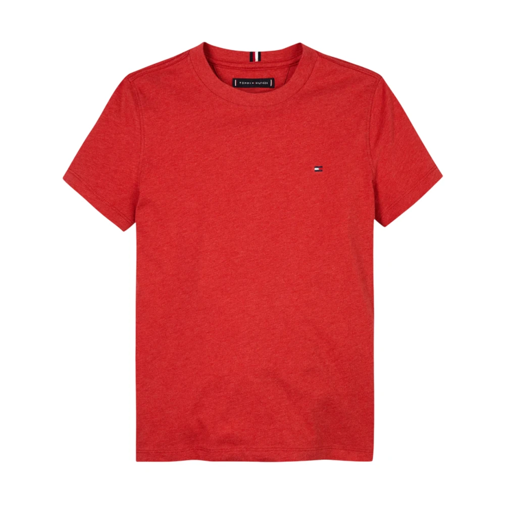 Tommy Hilfiger Men's Red Logo Short Sleeve T-Shirt