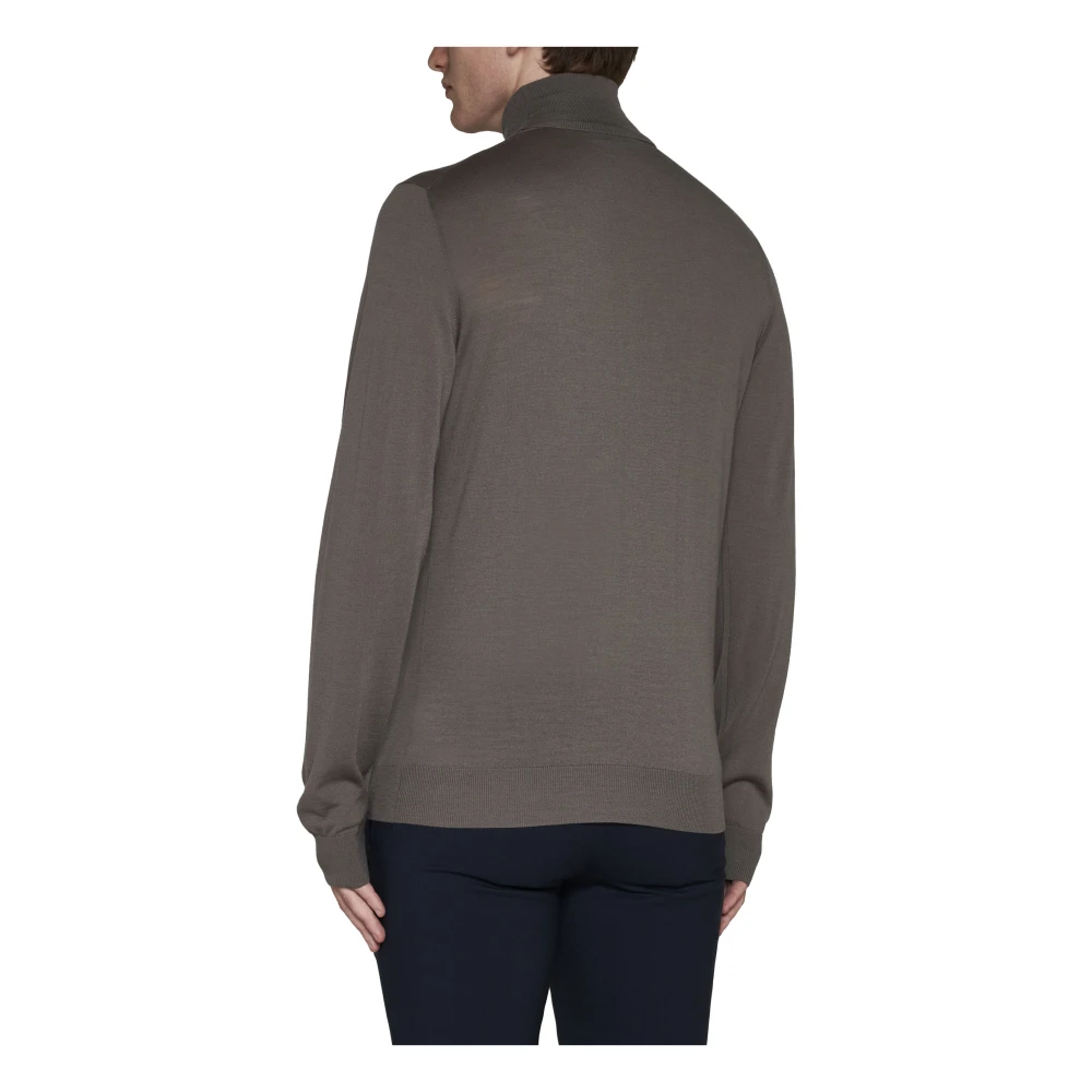 Piacenza 1733 Klassieke Sweaters in Wit Blauw Gray Heren