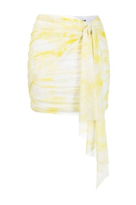 mini-jupe-imprime-graphique-jaune-citron