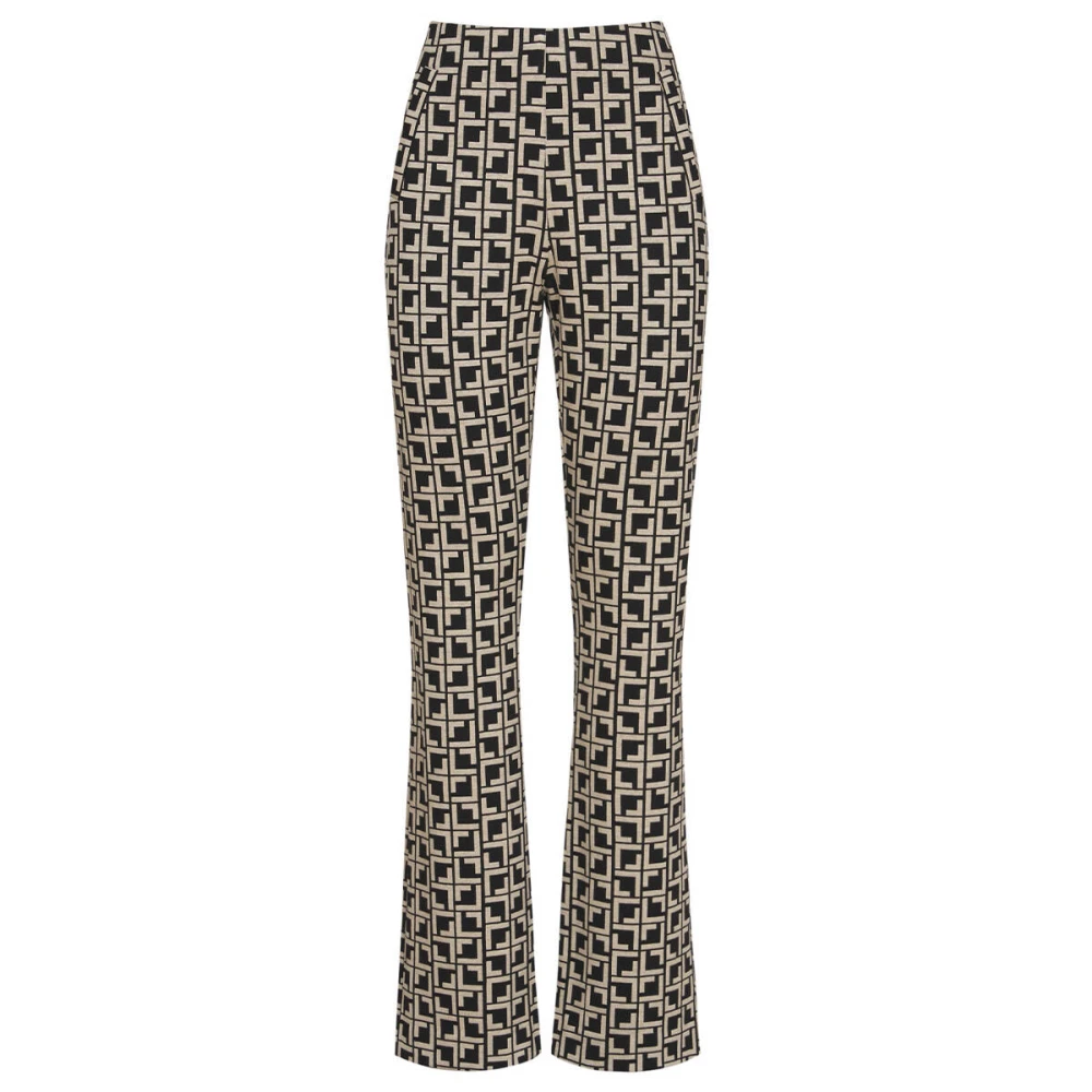 No man's land Stijlvolle Broek voor dagelijks gebruik Black Dames