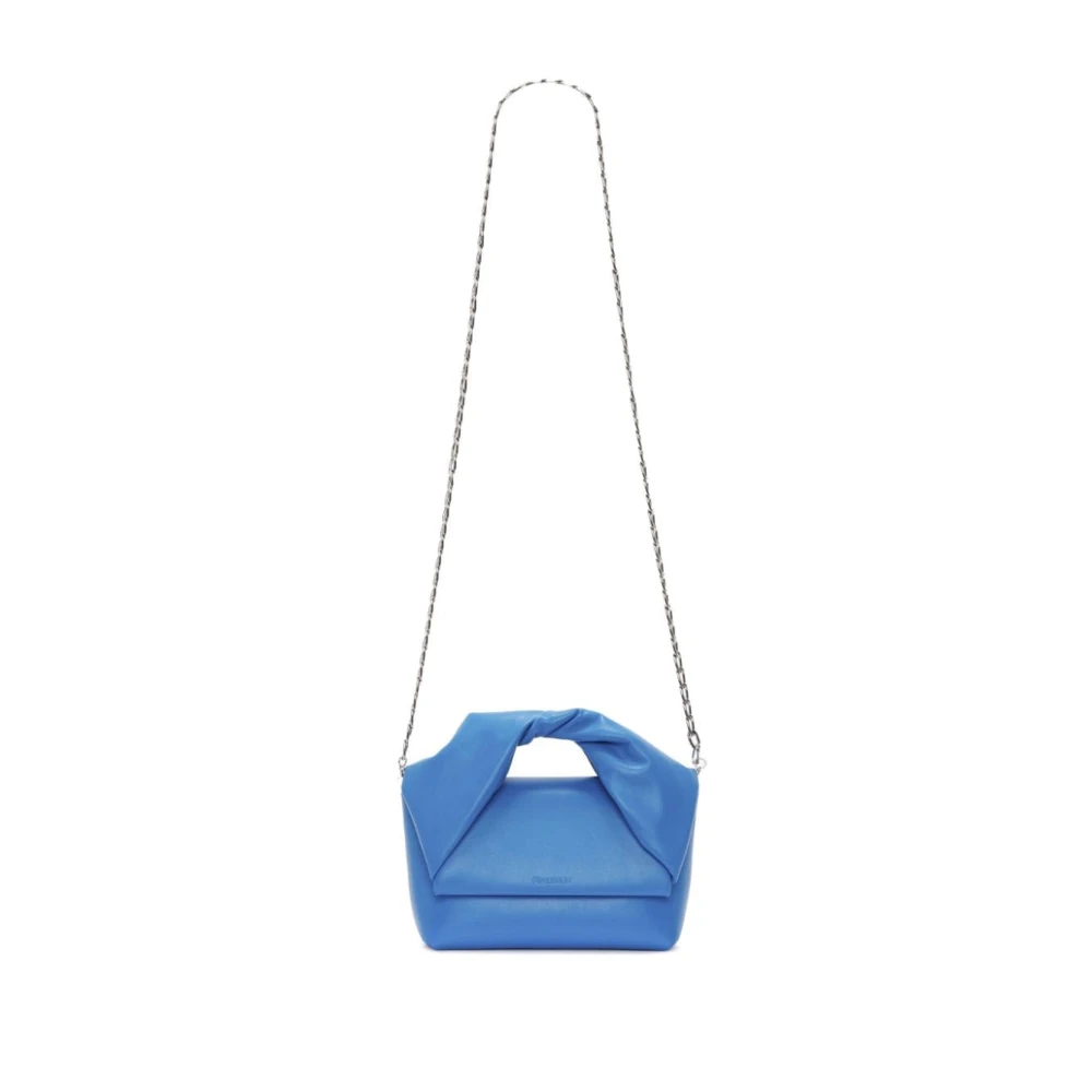 JW Anderson Hemelsblauw Lederen Twist Detail Tas Blue Dames