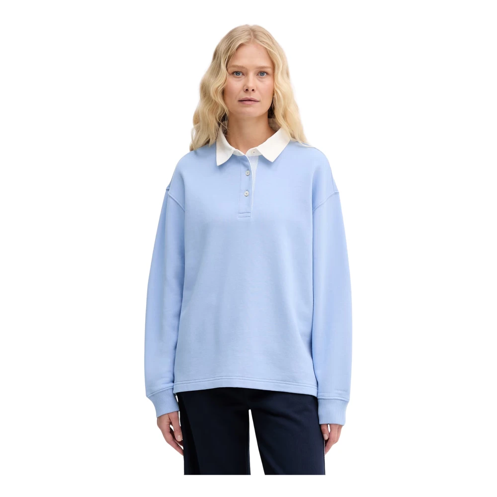 Gant , Damen, Oberteile, Blau, Xl