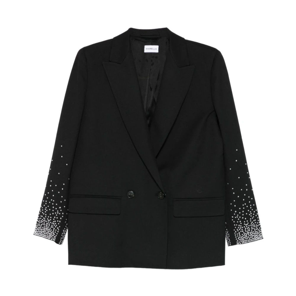 Marella Vrouw Zwart Jassen Dames, M, Blazers