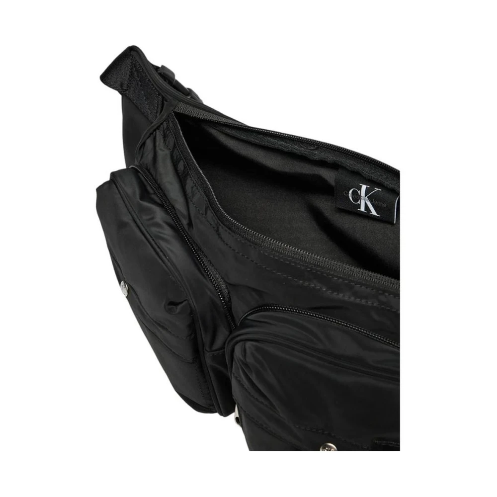 Calvin Klein Jeans Opvouwbare Messenger Sling Tas Black Heren
