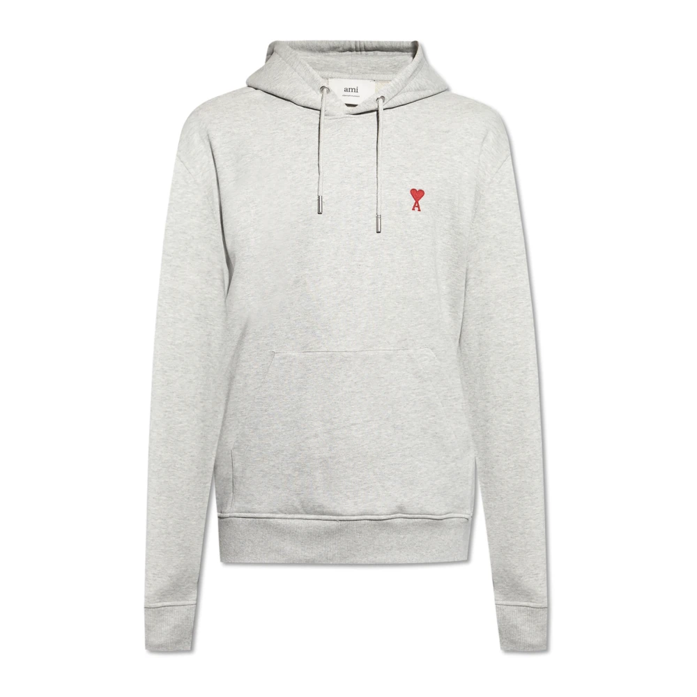 Ami Paris Sweatshirt met logo Gray Heren