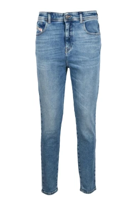 Stilrena jeans med bomullsblandning