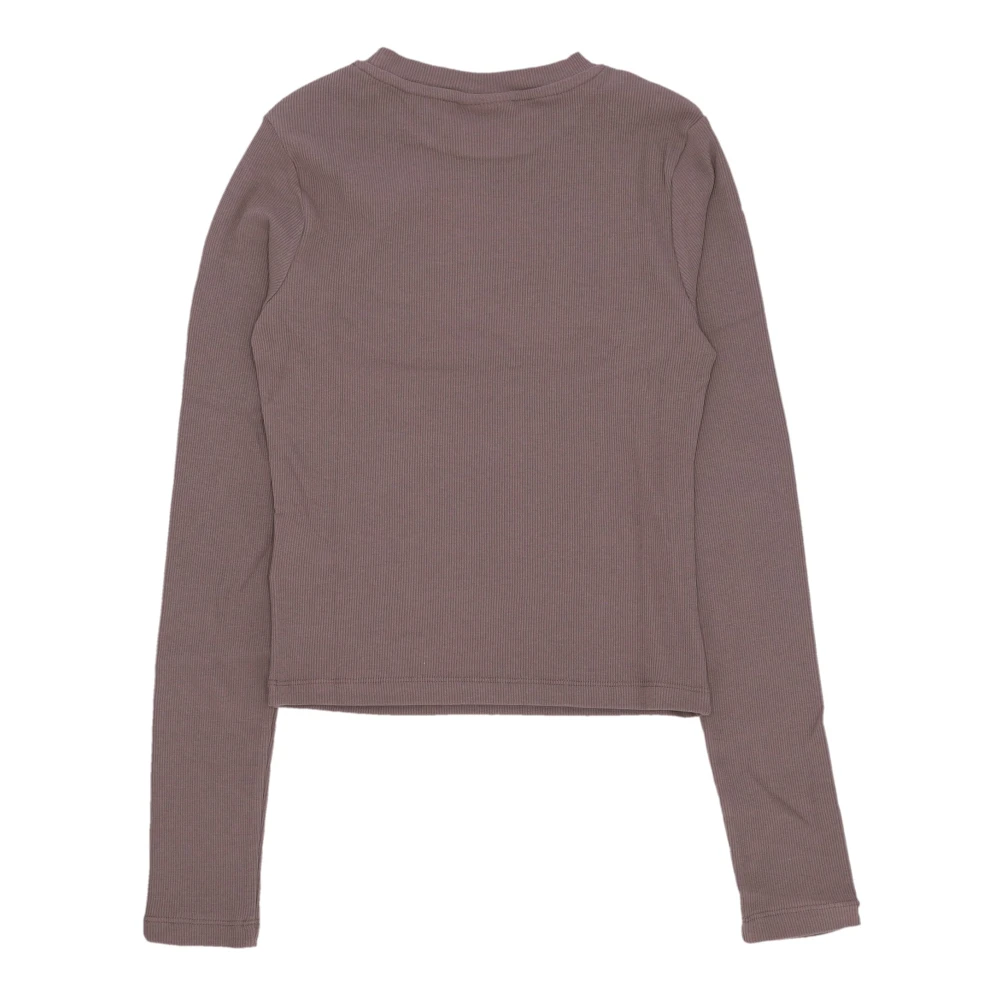 Karl Kani Signature Long Sleeve Crewneck T-shirt Gray Dames