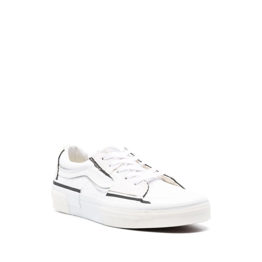 Vans Witte Sk8-Low Reconstruct Canvas Sneakers White Heren