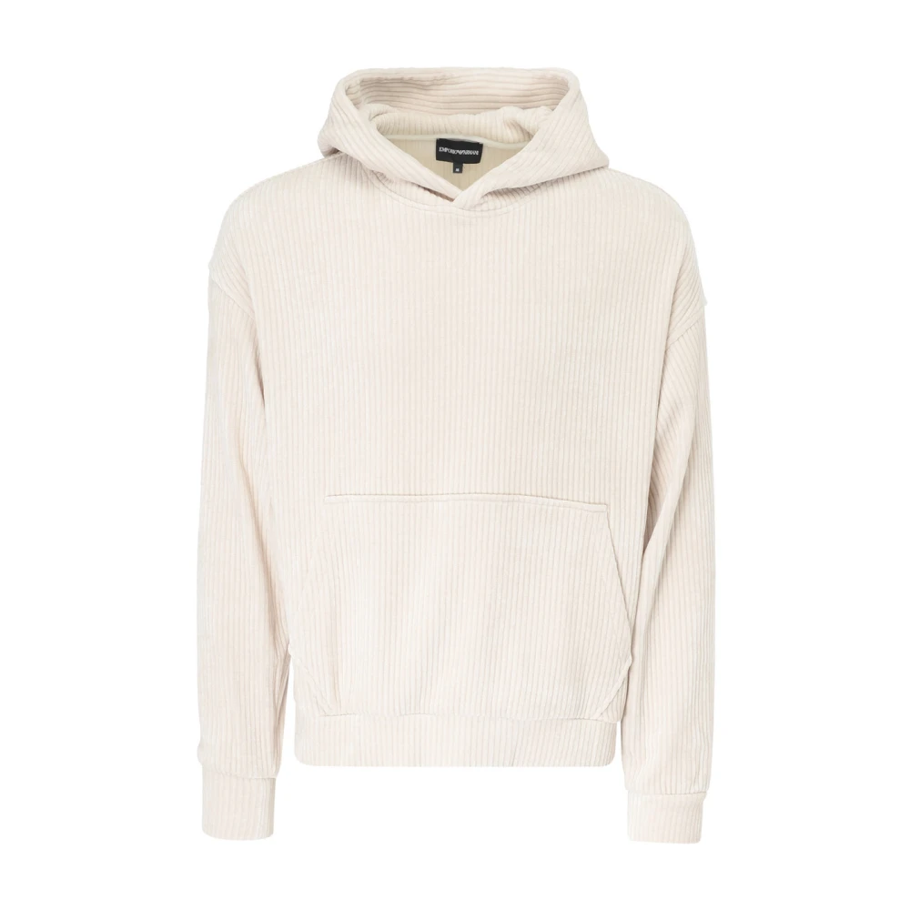 Emporio Armani Vit Sweatshirt 6D1M6V-0135 Beige, Herr