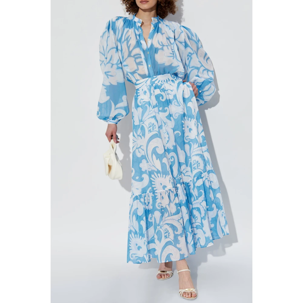 ETRO Gestreept overhemd Blue Dames