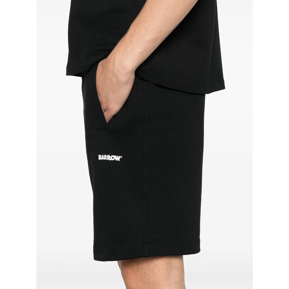 Barrow Sweatshorts Black Heren