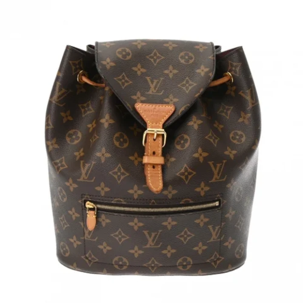 Louis Vuitton Vintage Pre-owned Canvas backpacks Brown Dames