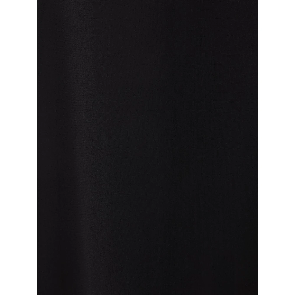Christopher Esber Zwarte Zijden Chiffon Strapless Jurk Black Dames