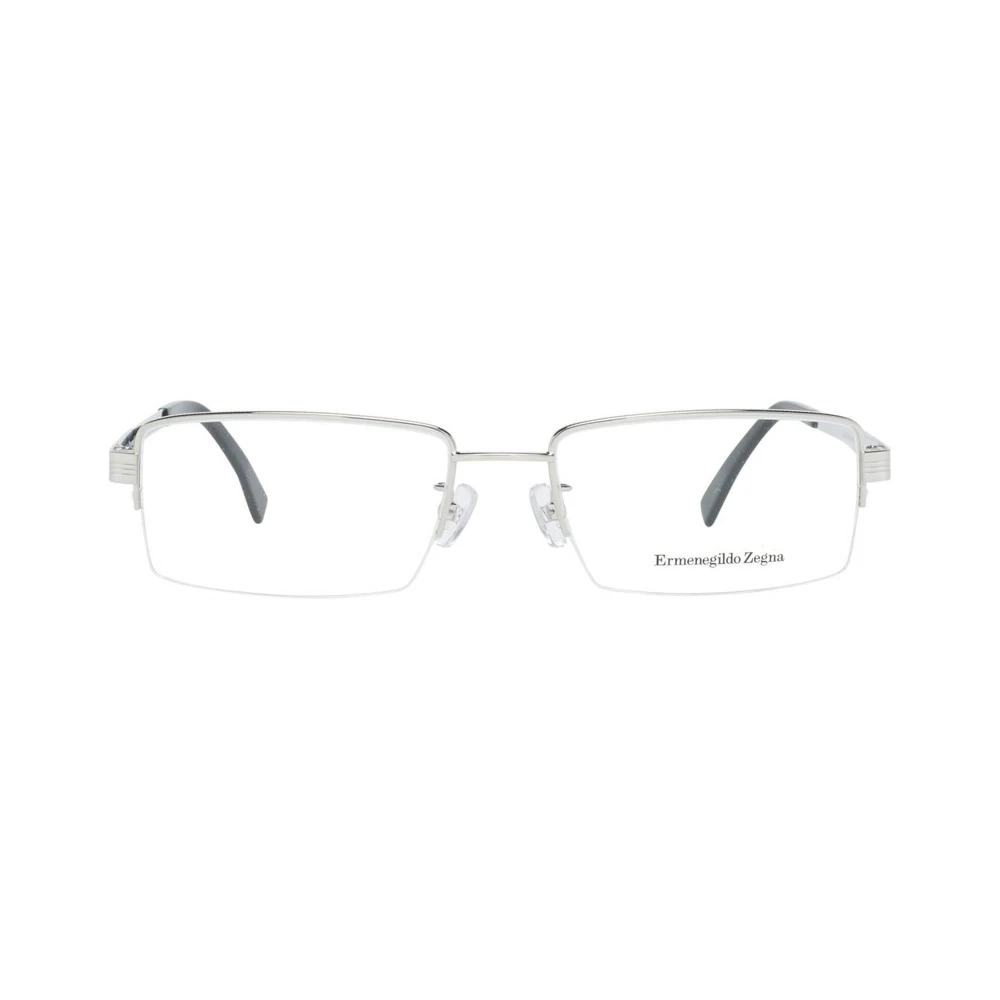 Ermenegildo Zegna Stijlvolle Titanium Brilmonturen Gray Heren