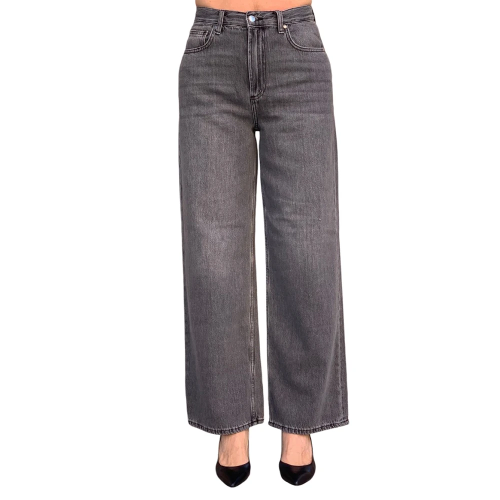 Liu Jo Stijlvolle Denim Jeans voor Mannen en Vrouwen Gray Dames