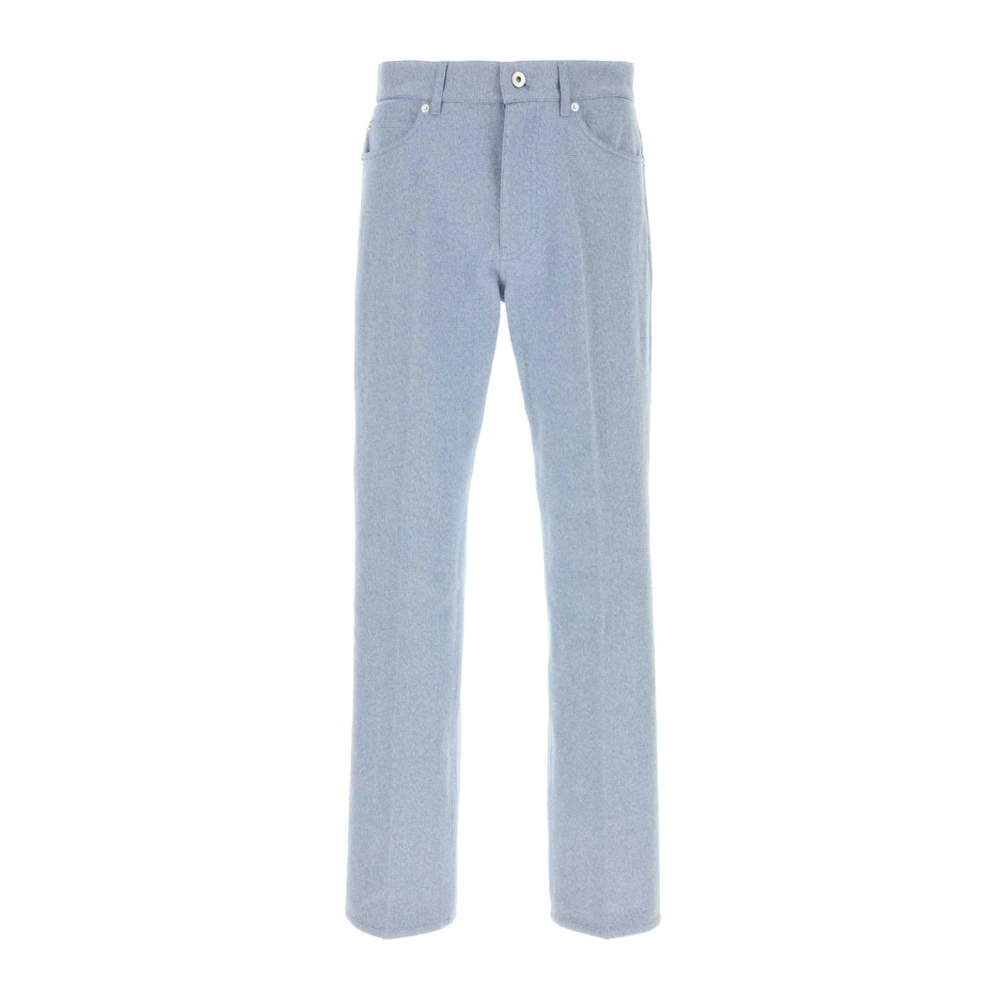 Salvatore Ferragamo Lichtblauwe Oxfordbroek Blue Heren