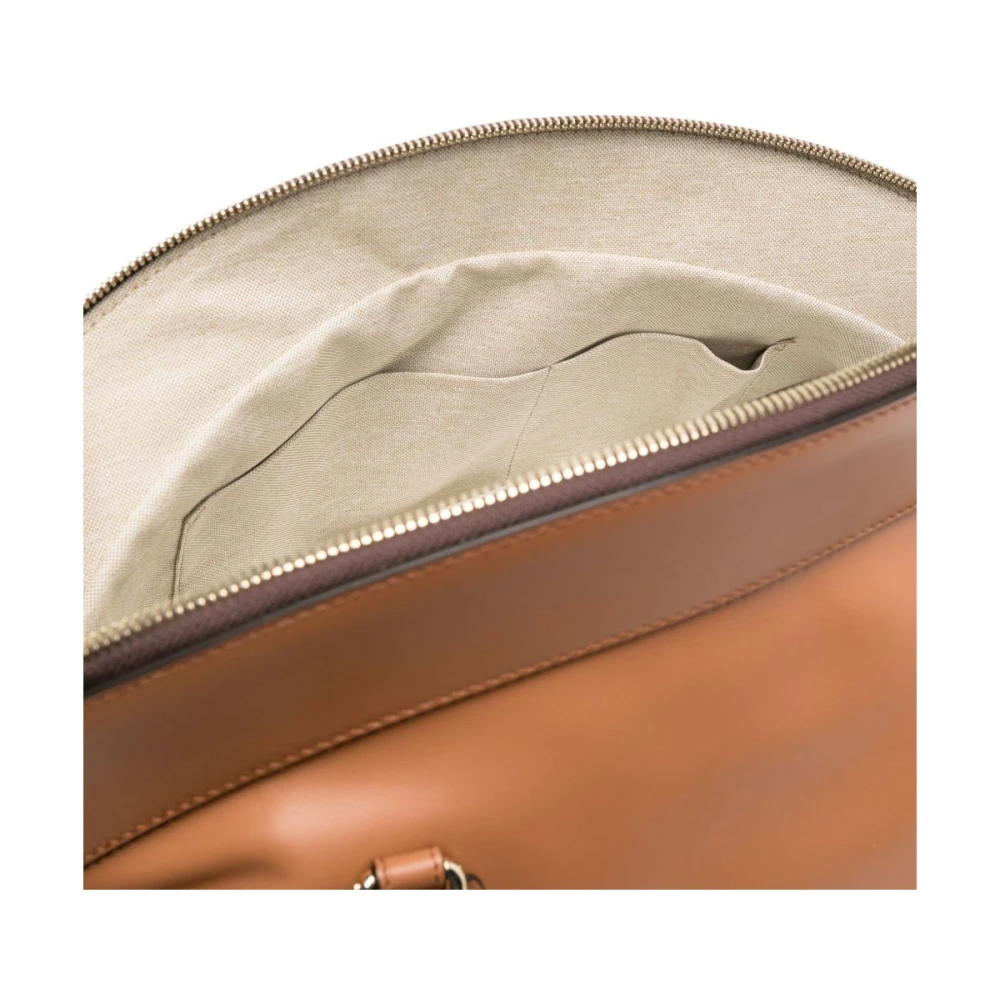 Furla Bruine Tweewegrits Handtas Brown Dames