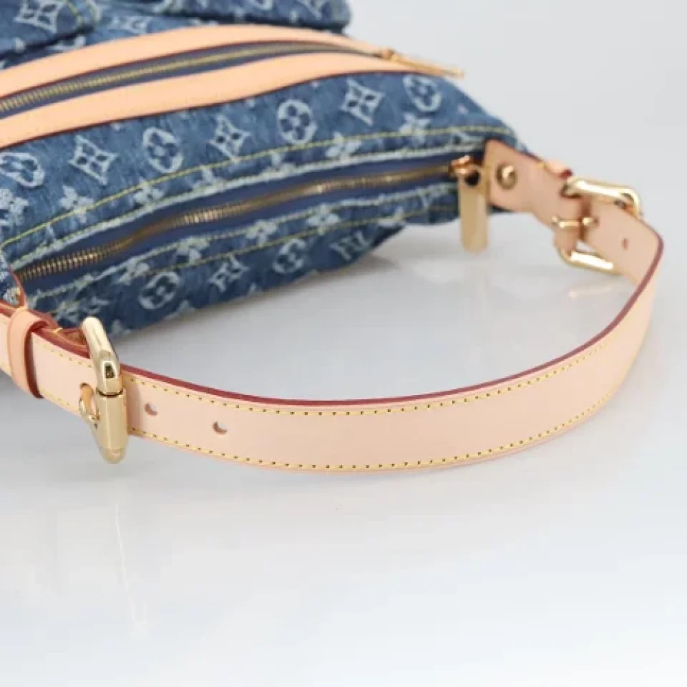 Louis Vuitton Vintage Pre-owned Denim louis-vuitton-bags Blue Dames
