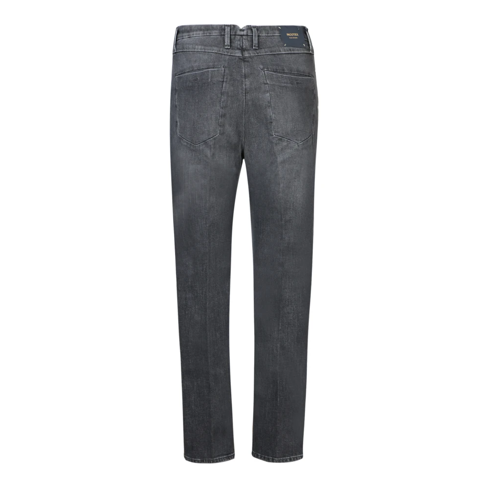 Incotex Grijze Jeans voor Mannen Aw24 Gray Heren