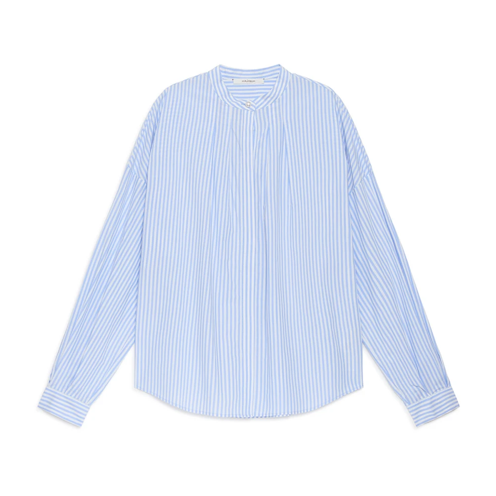 Maliparmi Women's Blue Blouses, Xs, Pop Stripes Shirt