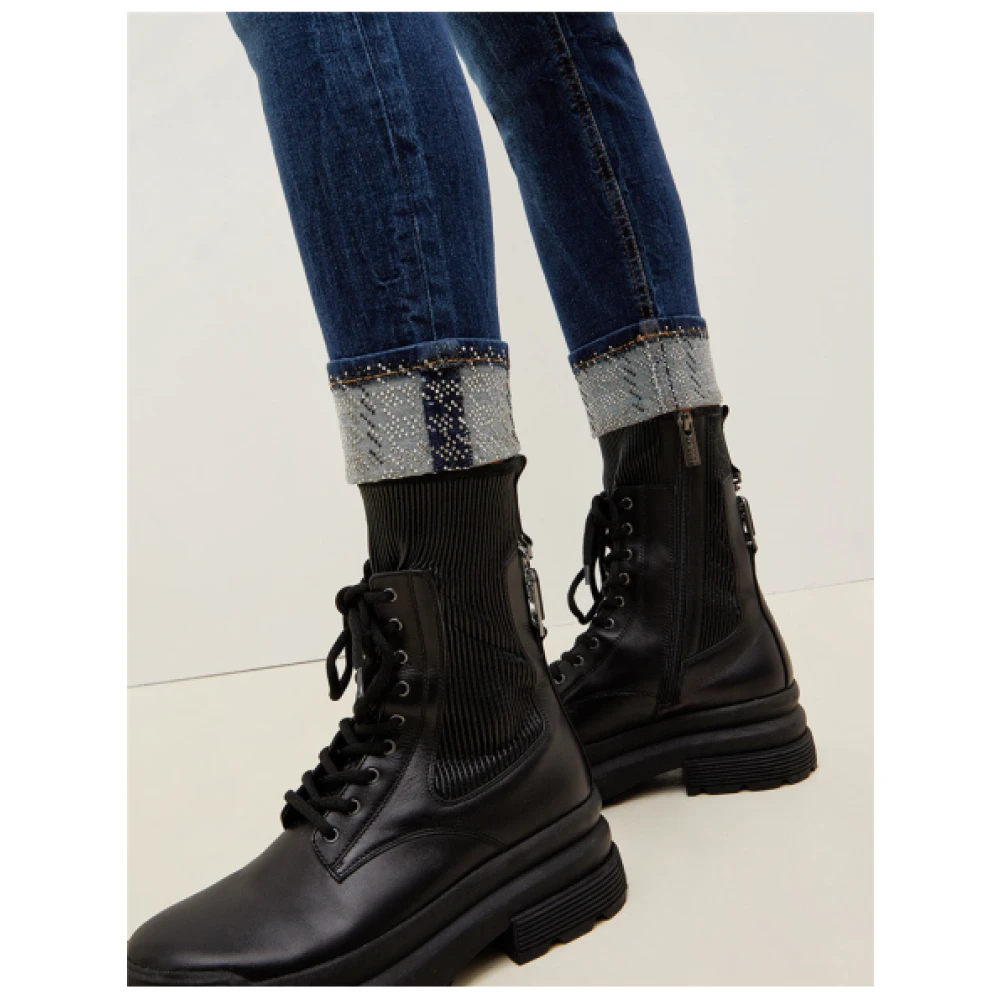 Liu Jo Skinny 7 8 Jean Monroe Blue Dames