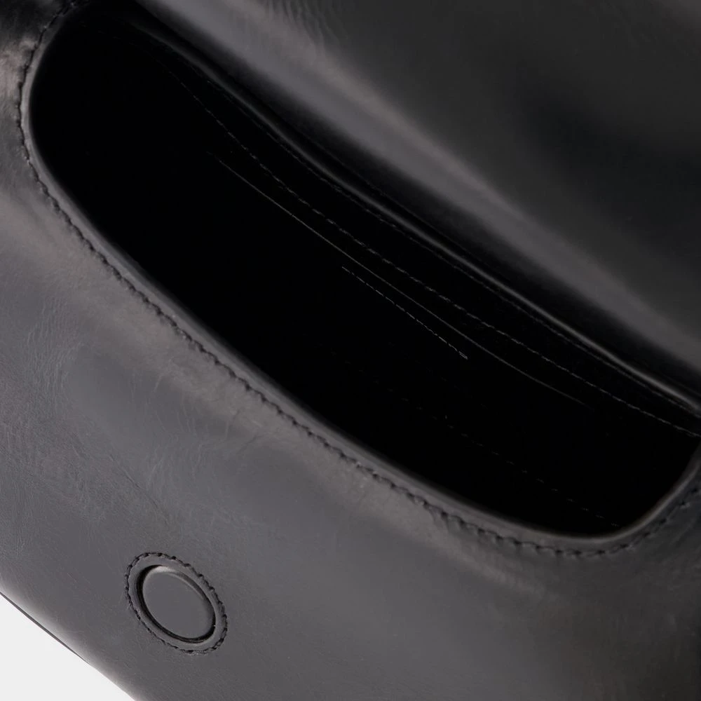 alexander wang Zwarte Leren Flap Tas Black Dames