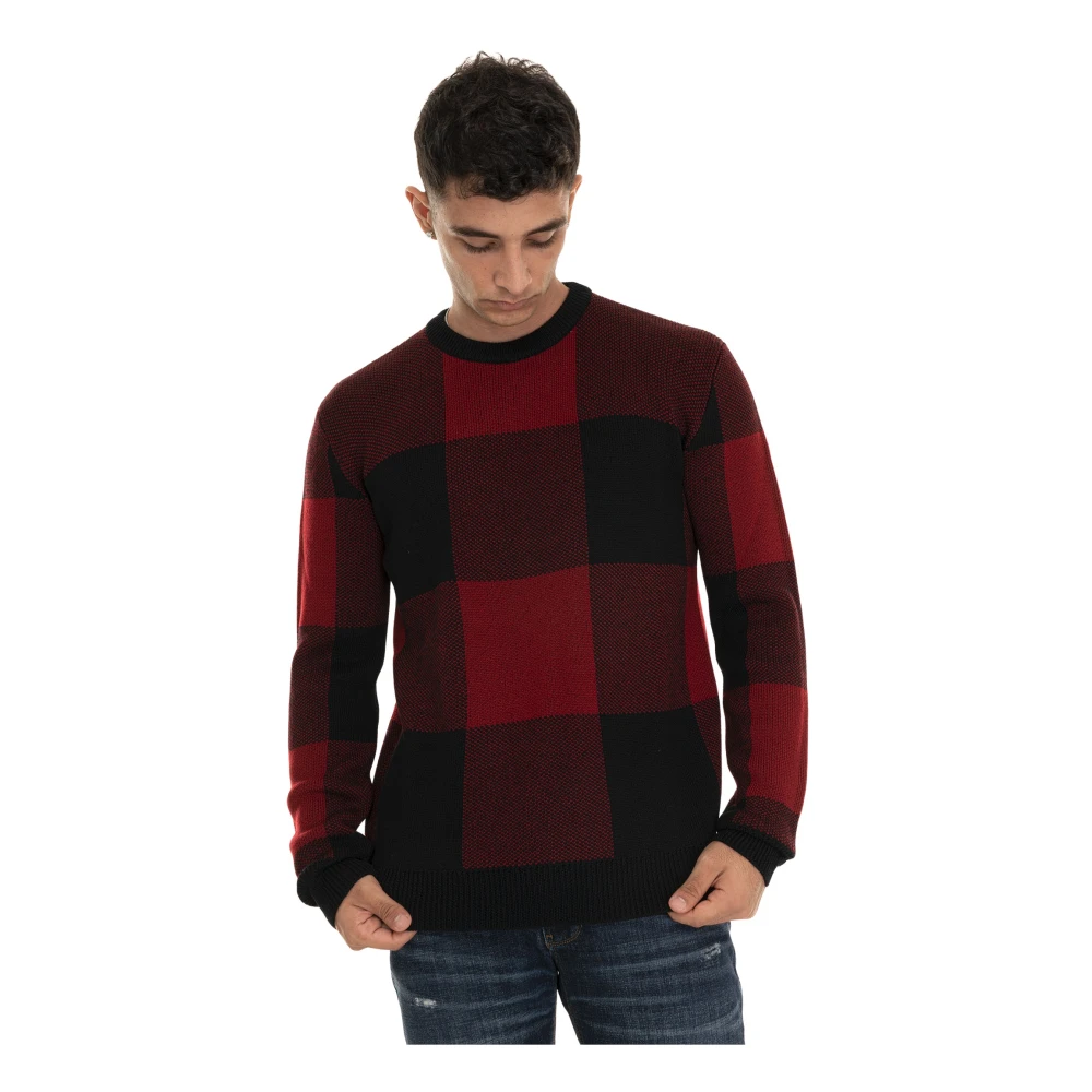 Woolrich Gezellig Gebreide Trui voor Winterdagen Multicolor Heren