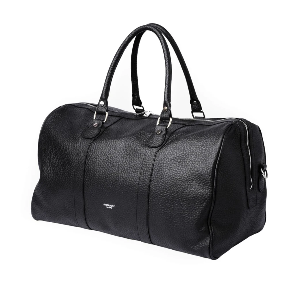 Avenue 67 Zwarte Reisduffel met Rits Black Dames