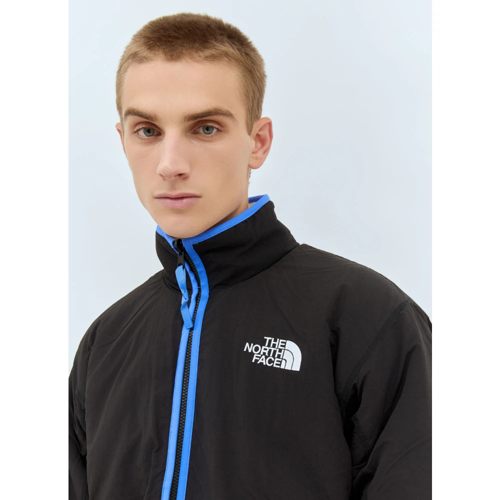 The North Face Omkeerbare Fleece Jas met Opstaande Kraag Black Heren